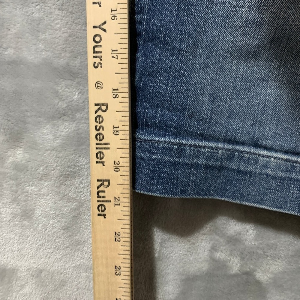 7 For All Mankind Dojo Women's Cropped Capri Jeans Size 27 Distressed Stretch - Picture 15 of 15